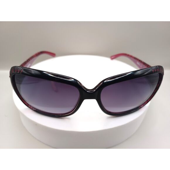 Panama Jack Pink and Black Zebra Print Rhinestone Bling Sunglasses - Picture 1 of 13